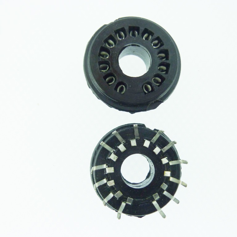 13 Pin B13B PC Mount Valve Socket 13 Pin B13B PC Mount Valve Socket